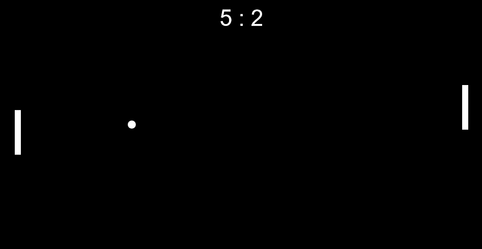 Pong Gameplay Screenshot
